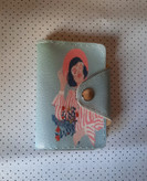 جاکارتی ده تایی طرح فانتزی (دختر آبی) دخترانه چرم مصنوعی