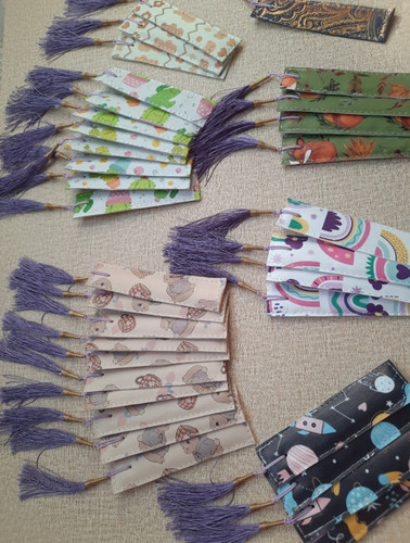 بوکمارک چرمی فانتزی ( نشانگر کتاب )