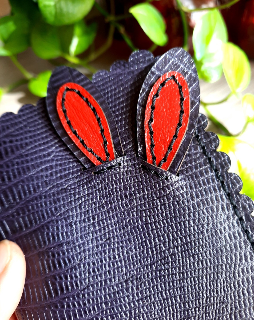 کیف پول چرم طبیعی فانتزی